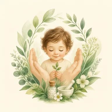 Pediatric care illustration