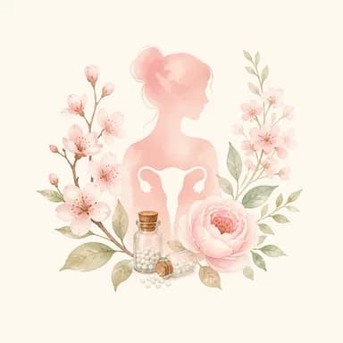 Women's health care illustration